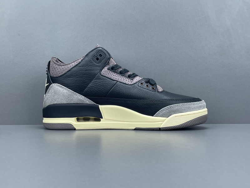 A Ma Maniere x Air Jordan 3 Black Violet Ore FZ8411-001